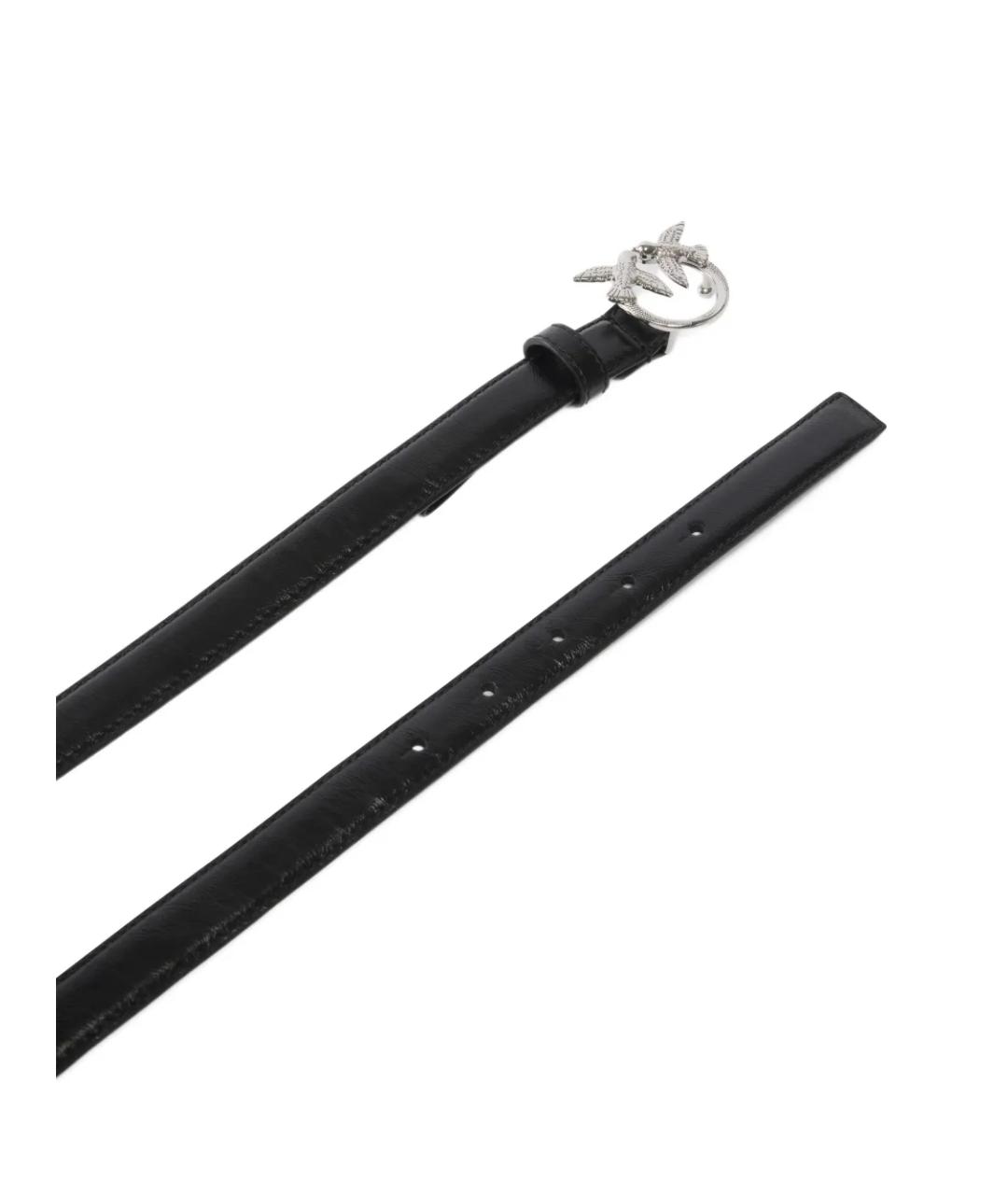 PINKO Черный кожаный ремень, фото 3