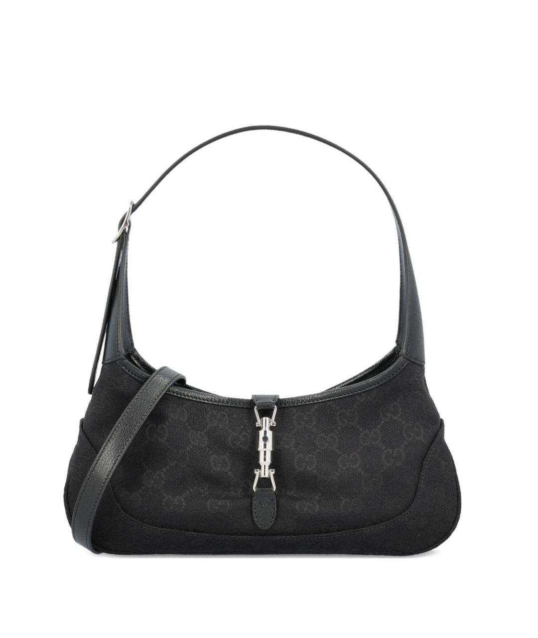 GUCCI Черная тканевая сумка через плечо, фото 1