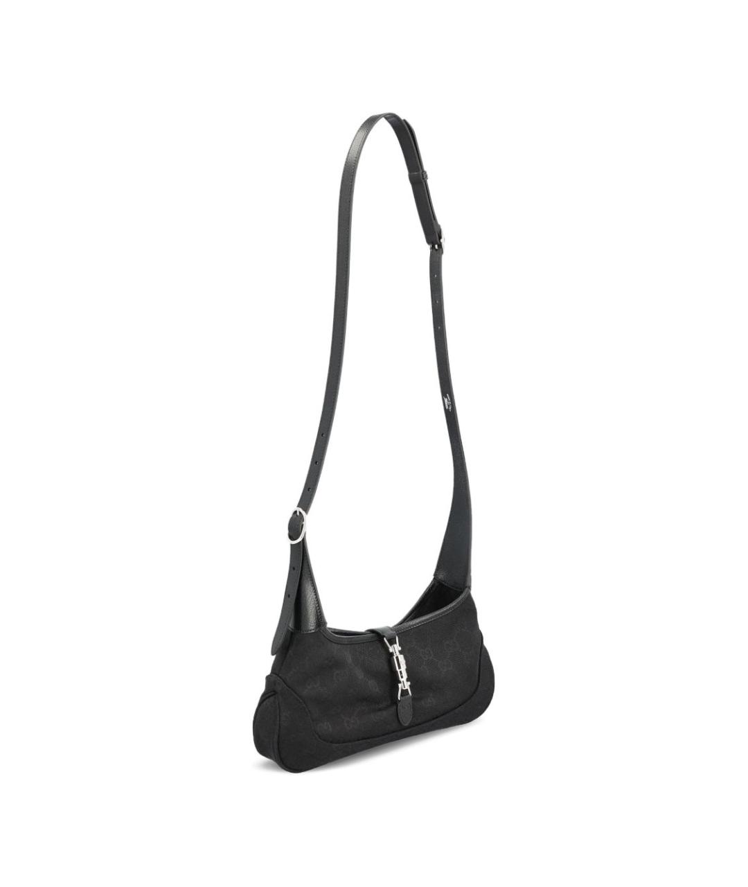 GUCCI Черная тканевая сумка через плечо, фото 2