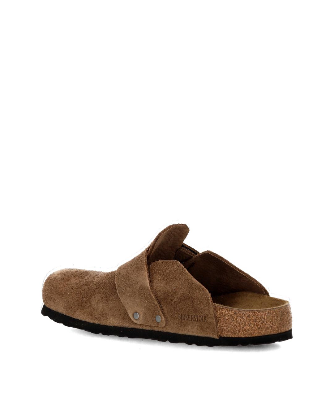 BIRKENSTOCK Коричневые замшевые сандалии, фото 3