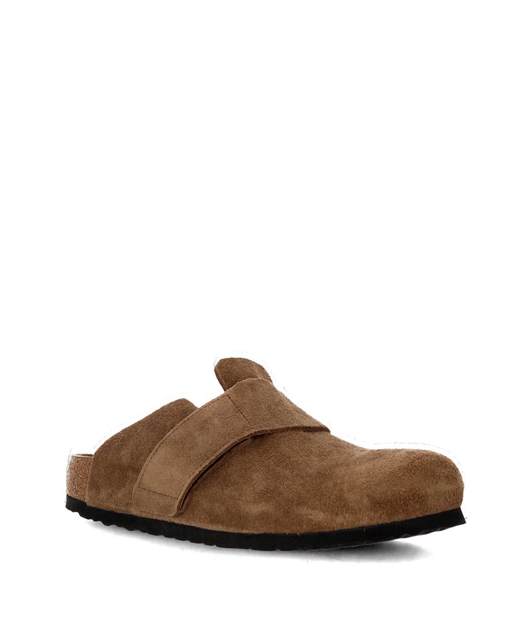 BIRKENSTOCK Коричневые замшевые сандалии, фото 2