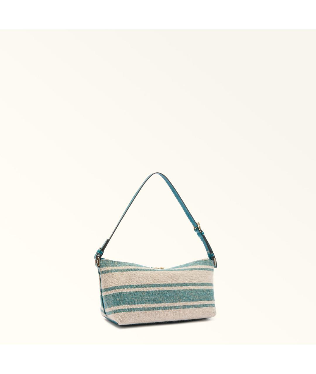 FURLA Синяя тканевая сумка через плечо, фото 3