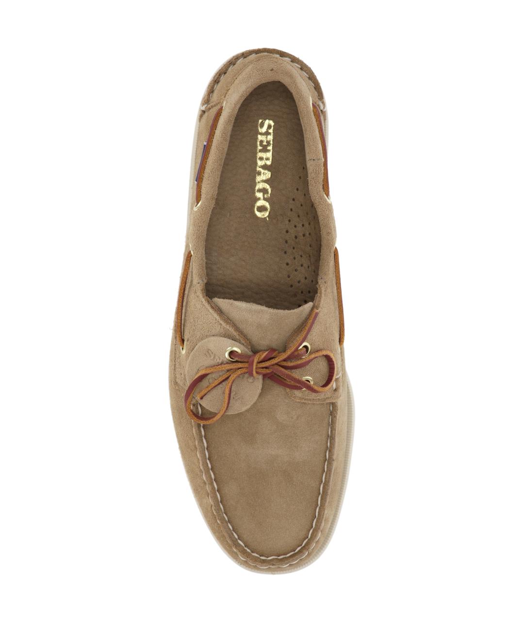 SEBAGO Бежевые замшевые низкие ботинки, фото 4