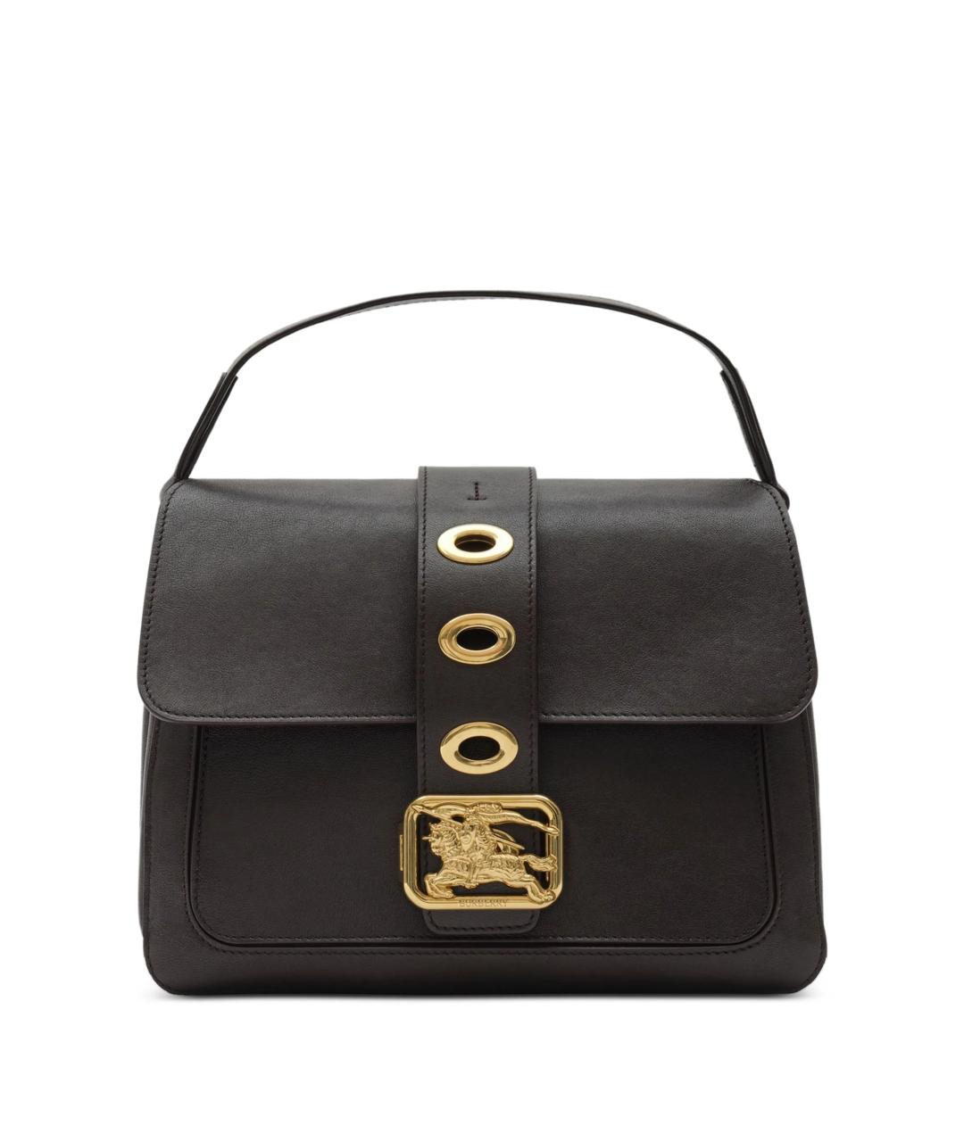 BURBERRY Коричневая кожаная сумка через плечо, фото 1