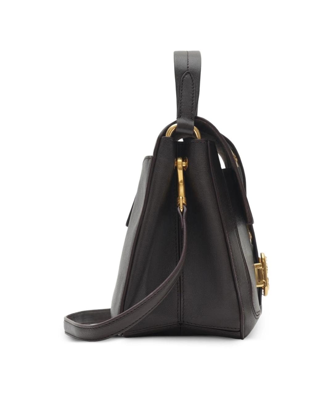 BURBERRY Коричневая кожаная сумка через плечо, фото 2