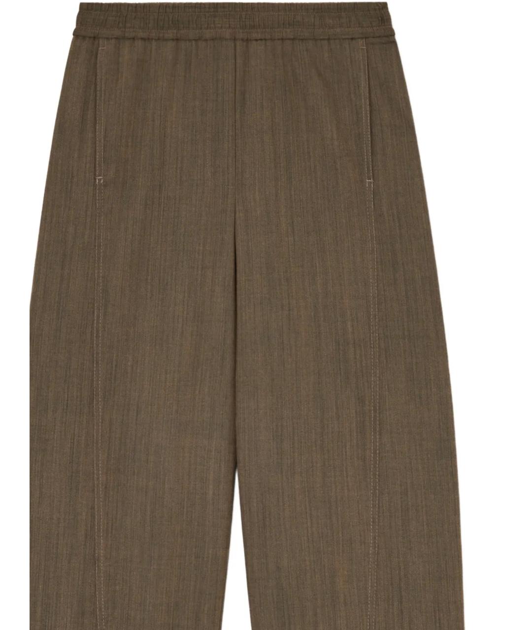 GANNI Шерстяные прямые брюки, фото 2