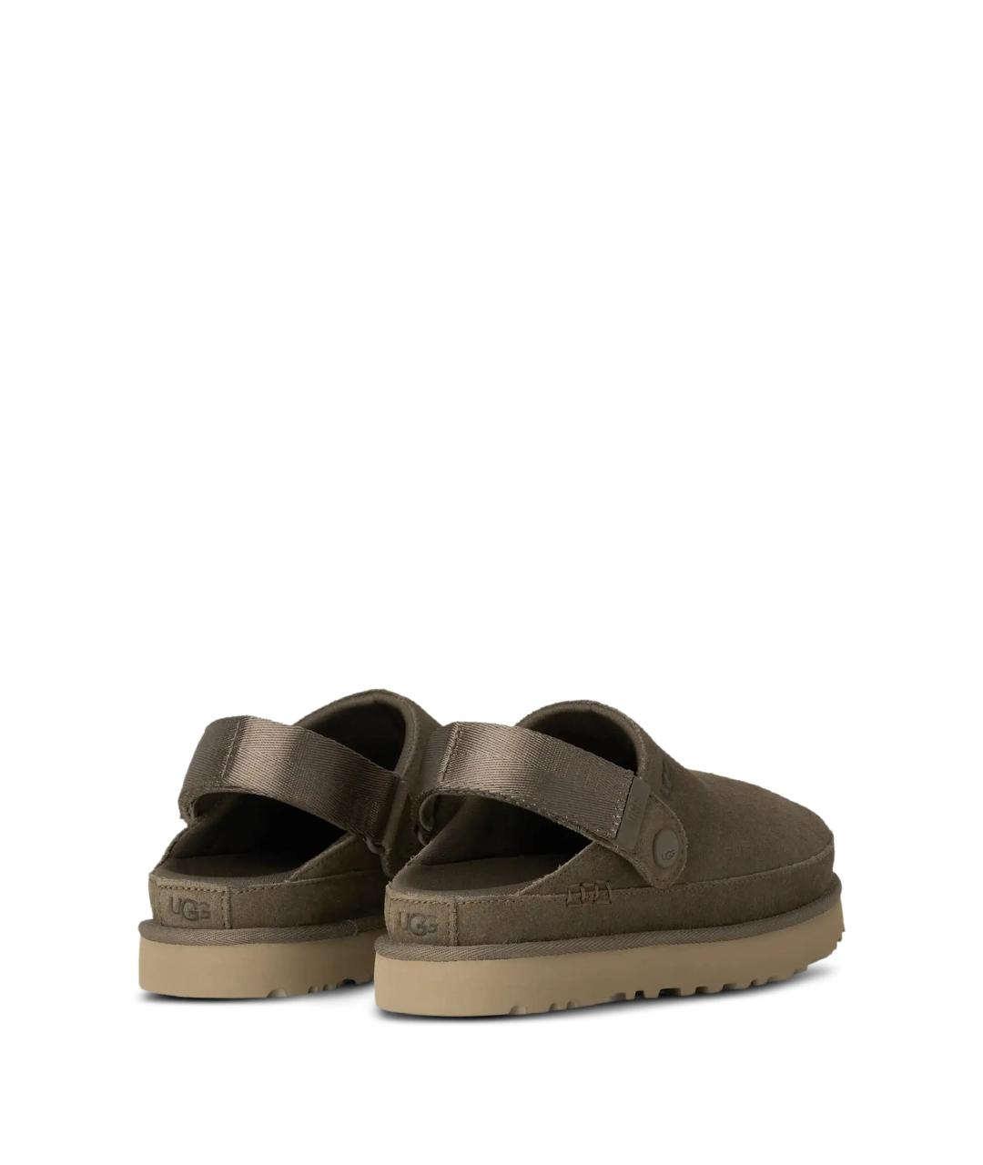 UGG AUSTRALIA Зеленые замшевые сабо, фото 3