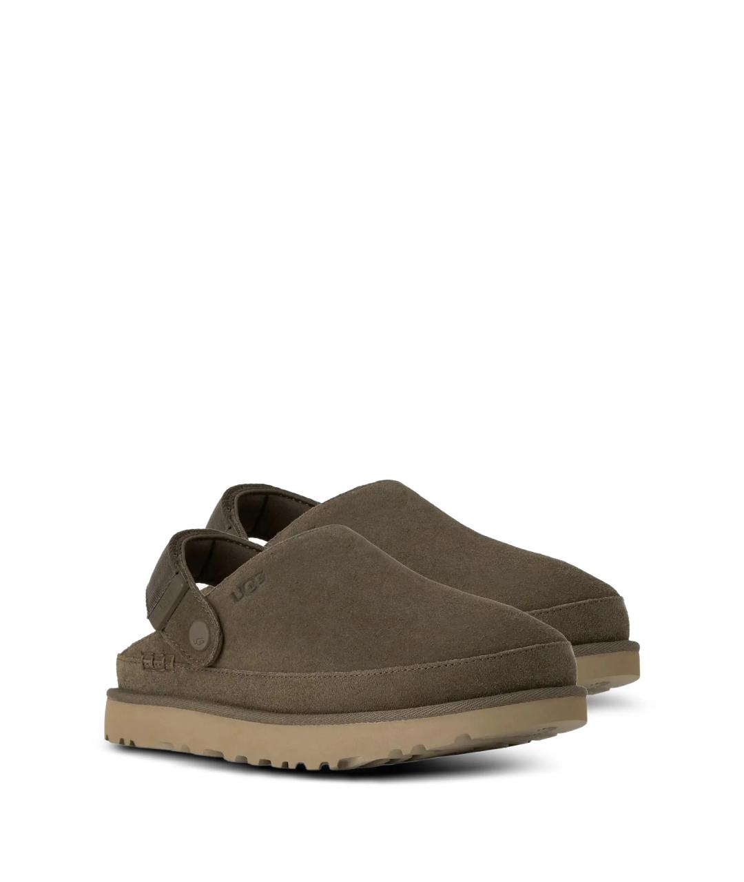 UGG AUSTRALIA Зеленые замшевые сабо, фото 2