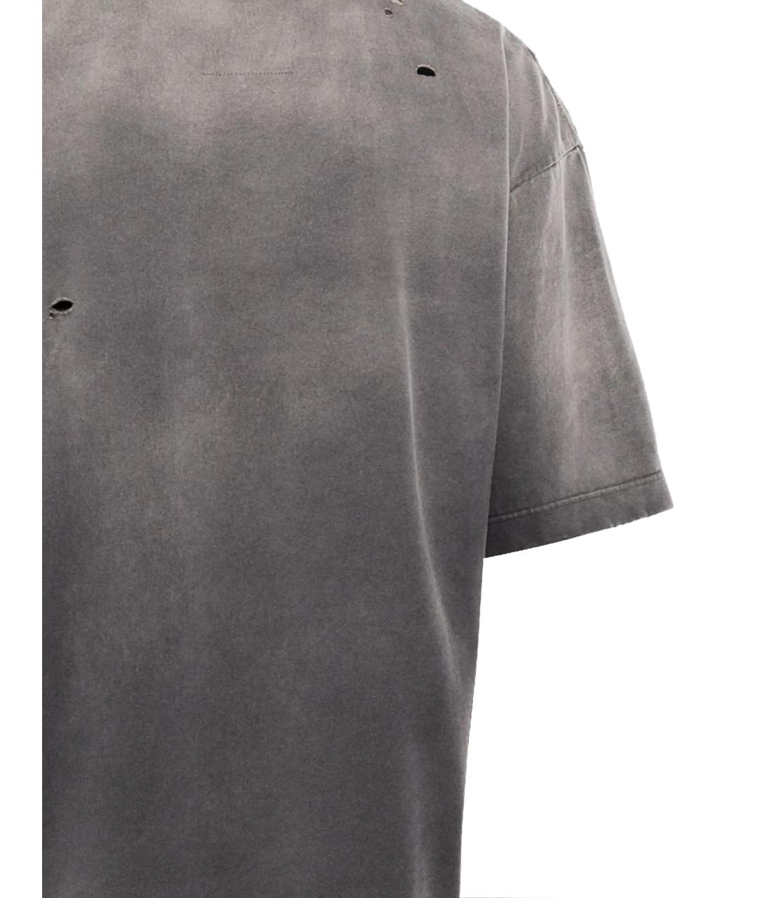 Mihara Yasuhiro Серая хлопковая футболка, фото 3
