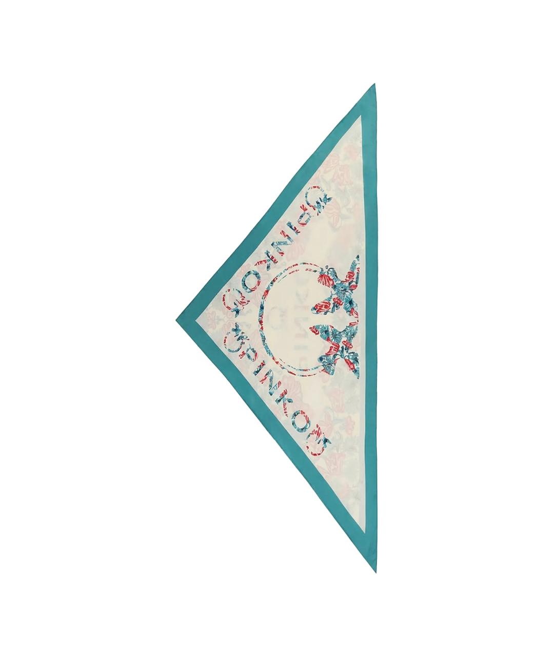 PINKO Мульти шелковый шарф, фото 3