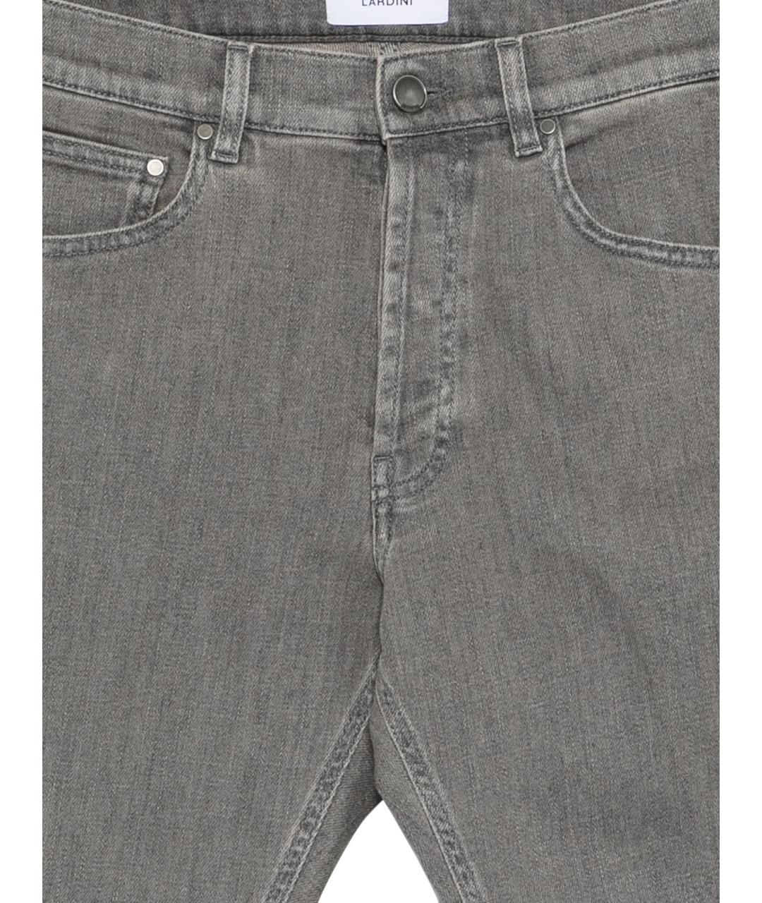 LARDINI Хлопковые прямые джинсы, фото 2