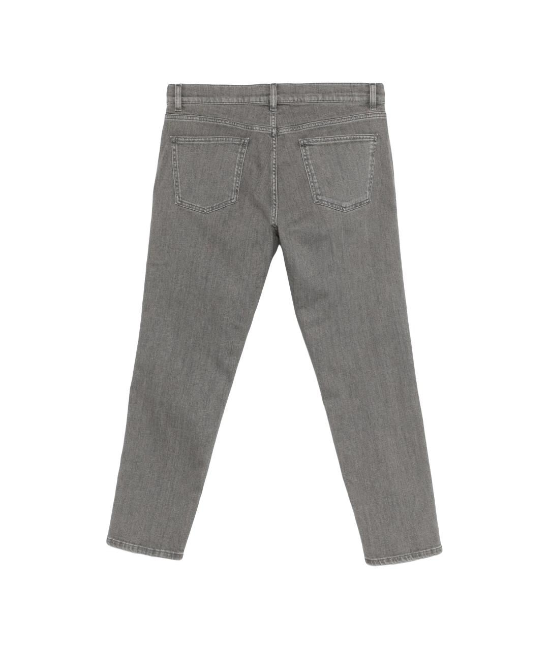 LARDINI Хлопковые прямые джинсы, фото 3