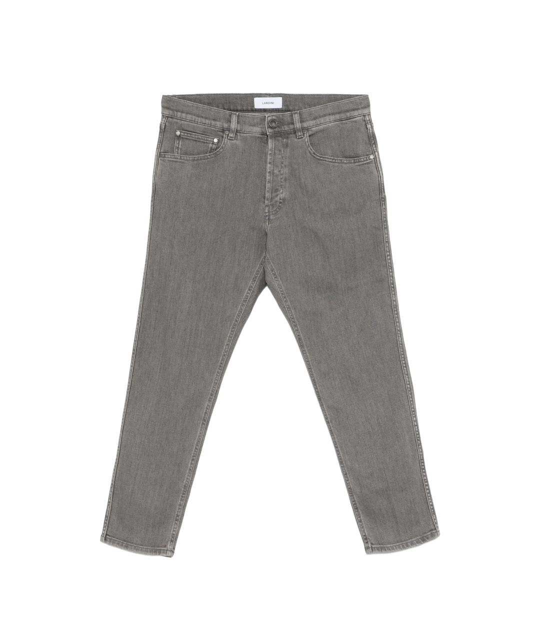LARDINI Хлопковые прямые джинсы, фото 1