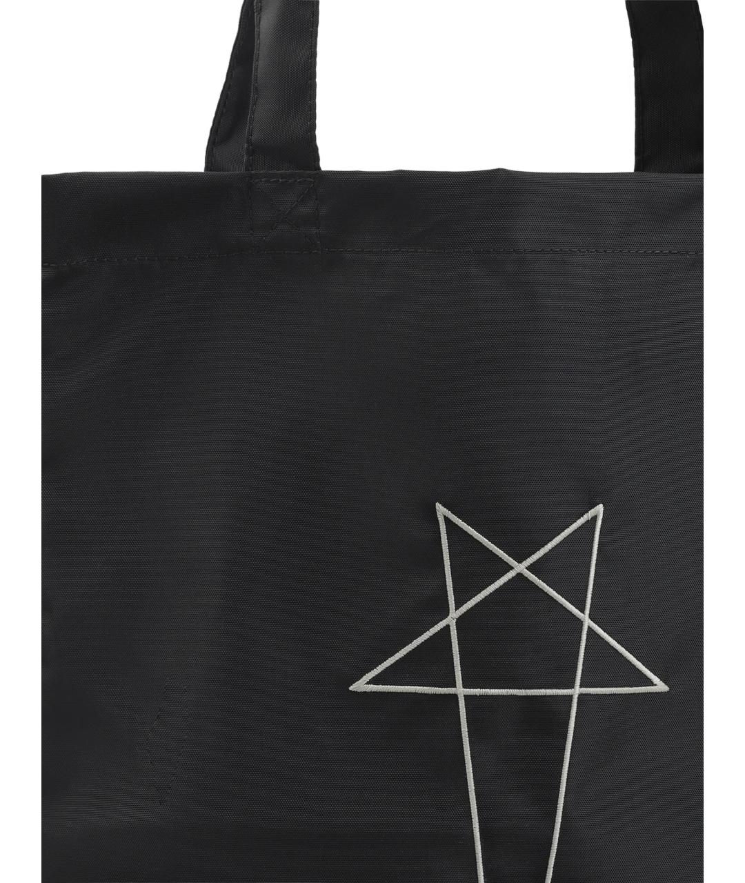 RICK OWENS DRKSHDW Черная сумка тоут, фото 2