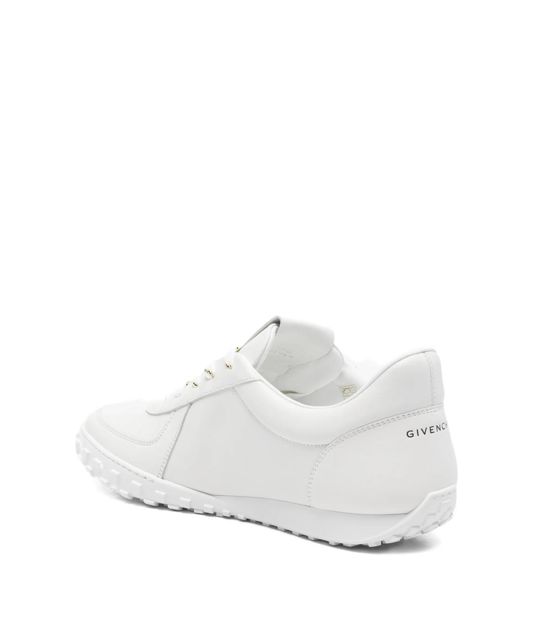 GIVENCHY Белые кожаные низкие кроссовки / кеды, фото 2