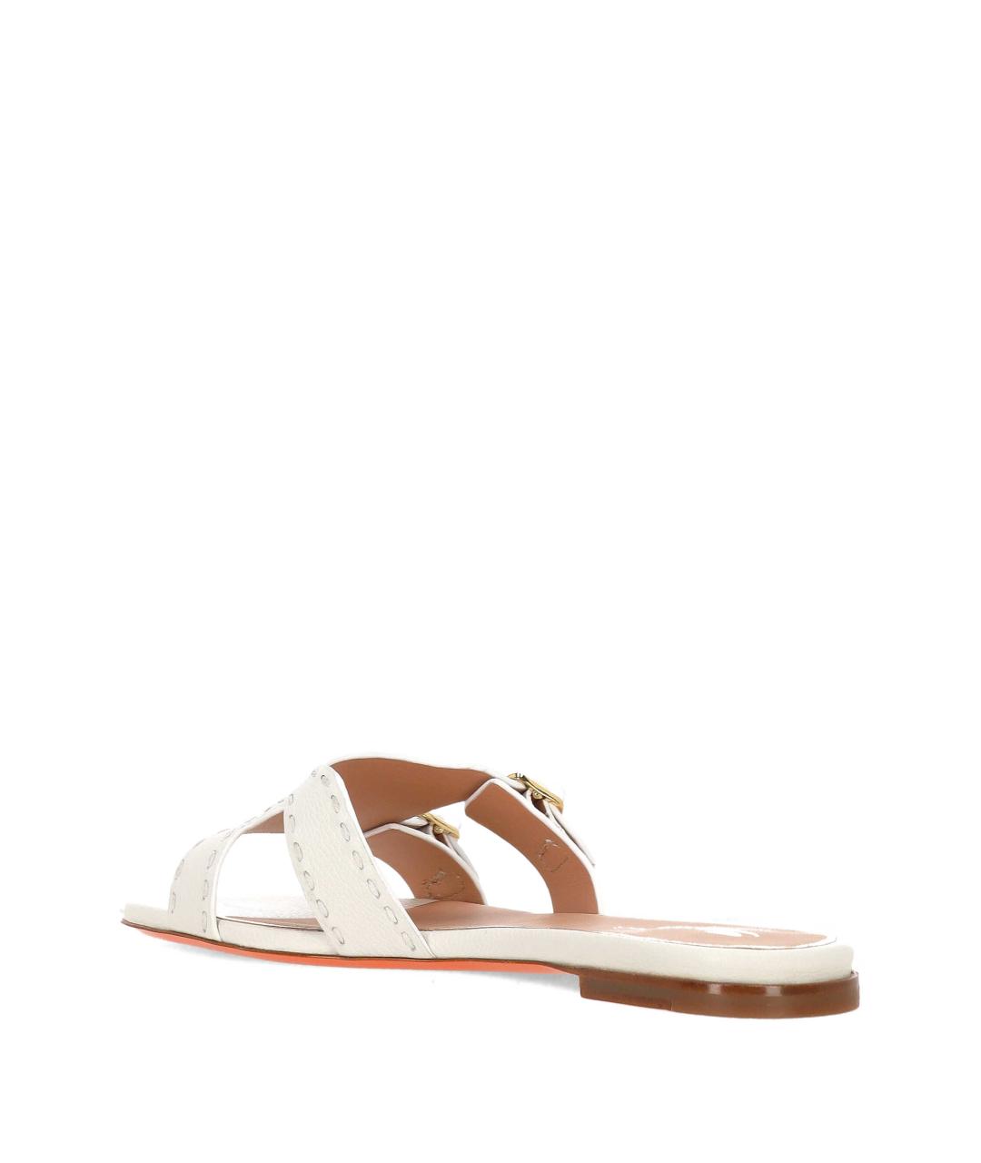 SANTONI Кожаные шлепанцы, фото 3