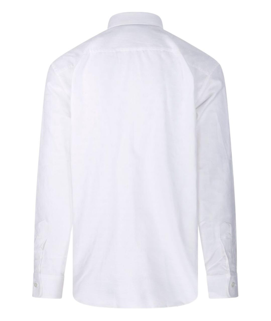 GUCCI Белая хлопковая классическая рубашка, фото 3