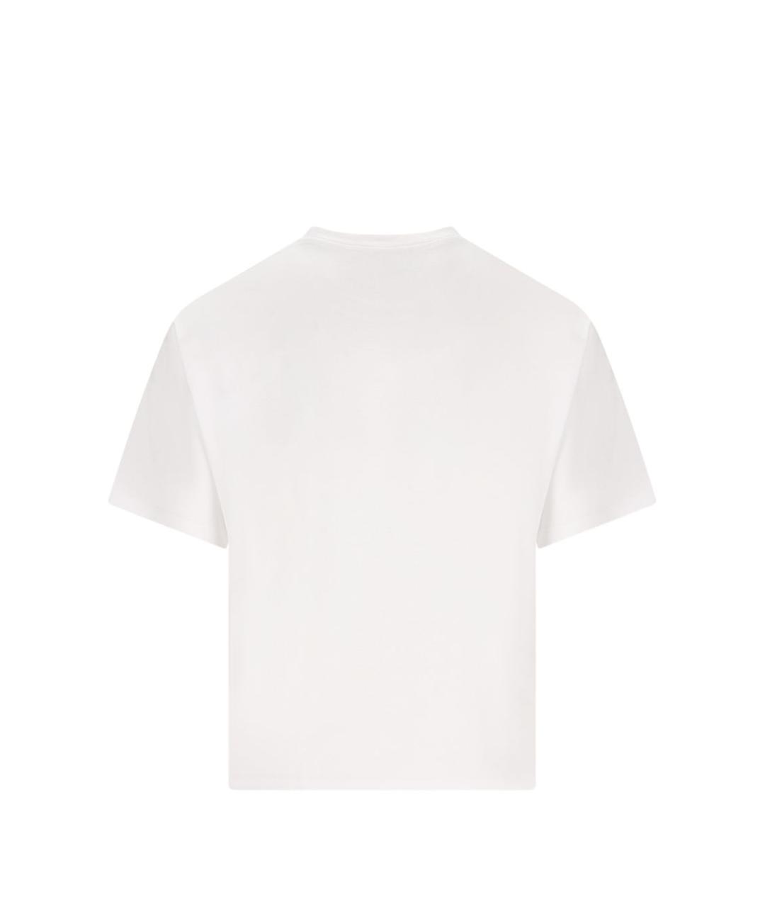 SAINT LAURENT Белая хлопковая футболка, фото 4