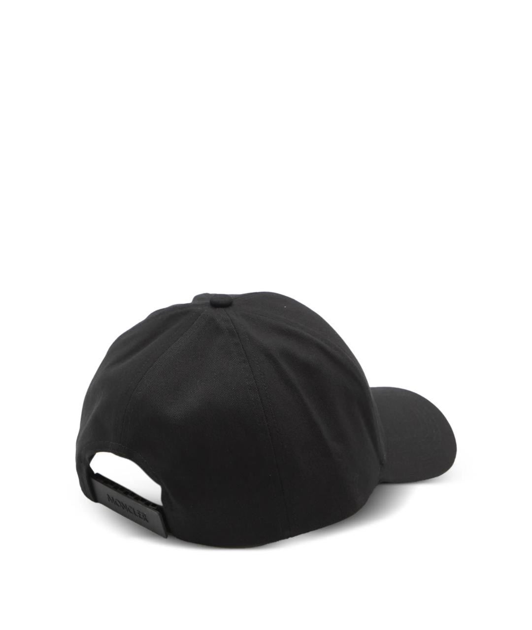 MONCLER Черная хлопковая кепка/бейсболка, фото 2