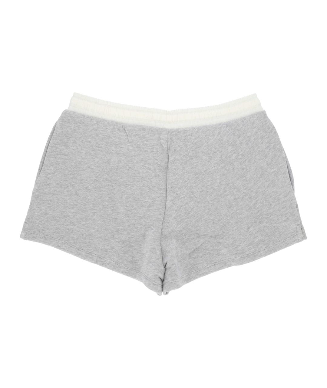 RAG & BONE Серые хлопковые шорты, фото 3