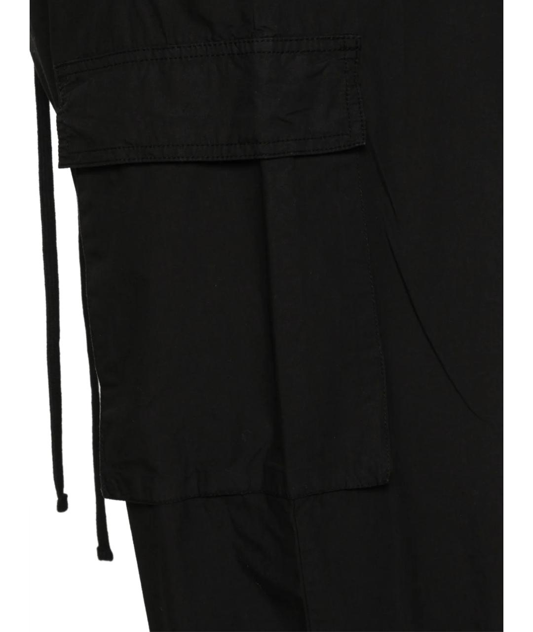 THOM KROM Черные хлопковые повседневные брюки, фото 2