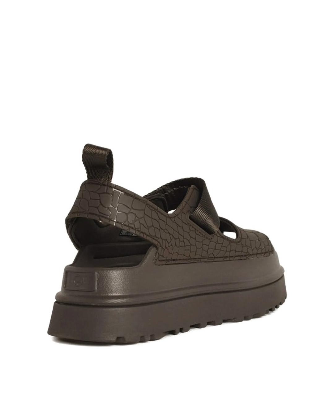 UGG AUSTRALIA Коричневые сандалии, фото 3