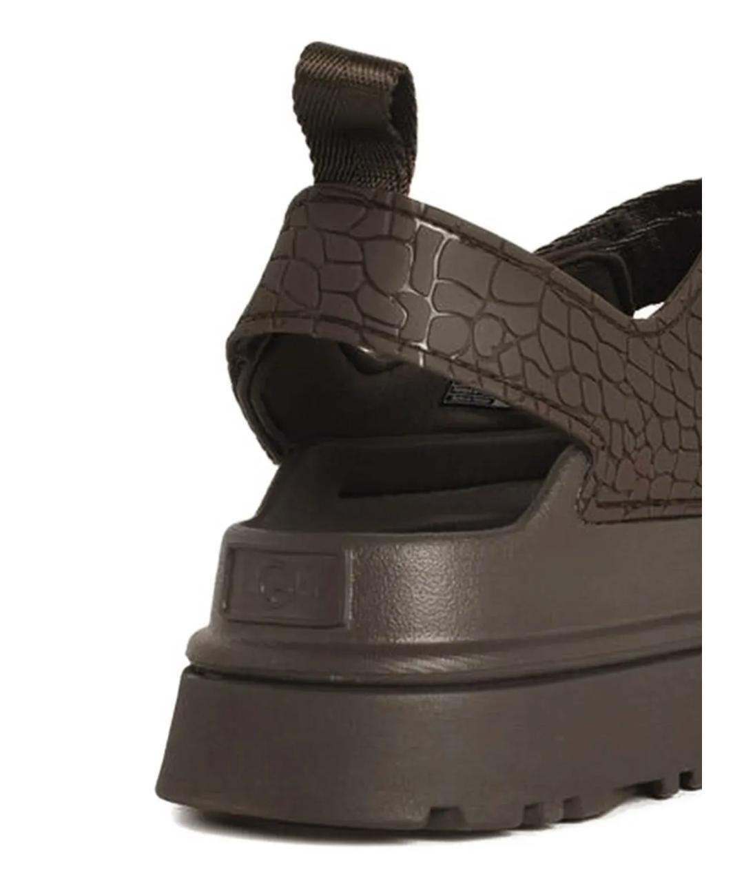 UGG AUSTRALIA Коричневые сандалии, фото 4