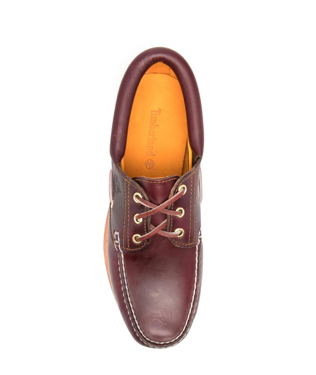 TIMBERLAND Коричневые кожаные низкие ботинки, фото 4