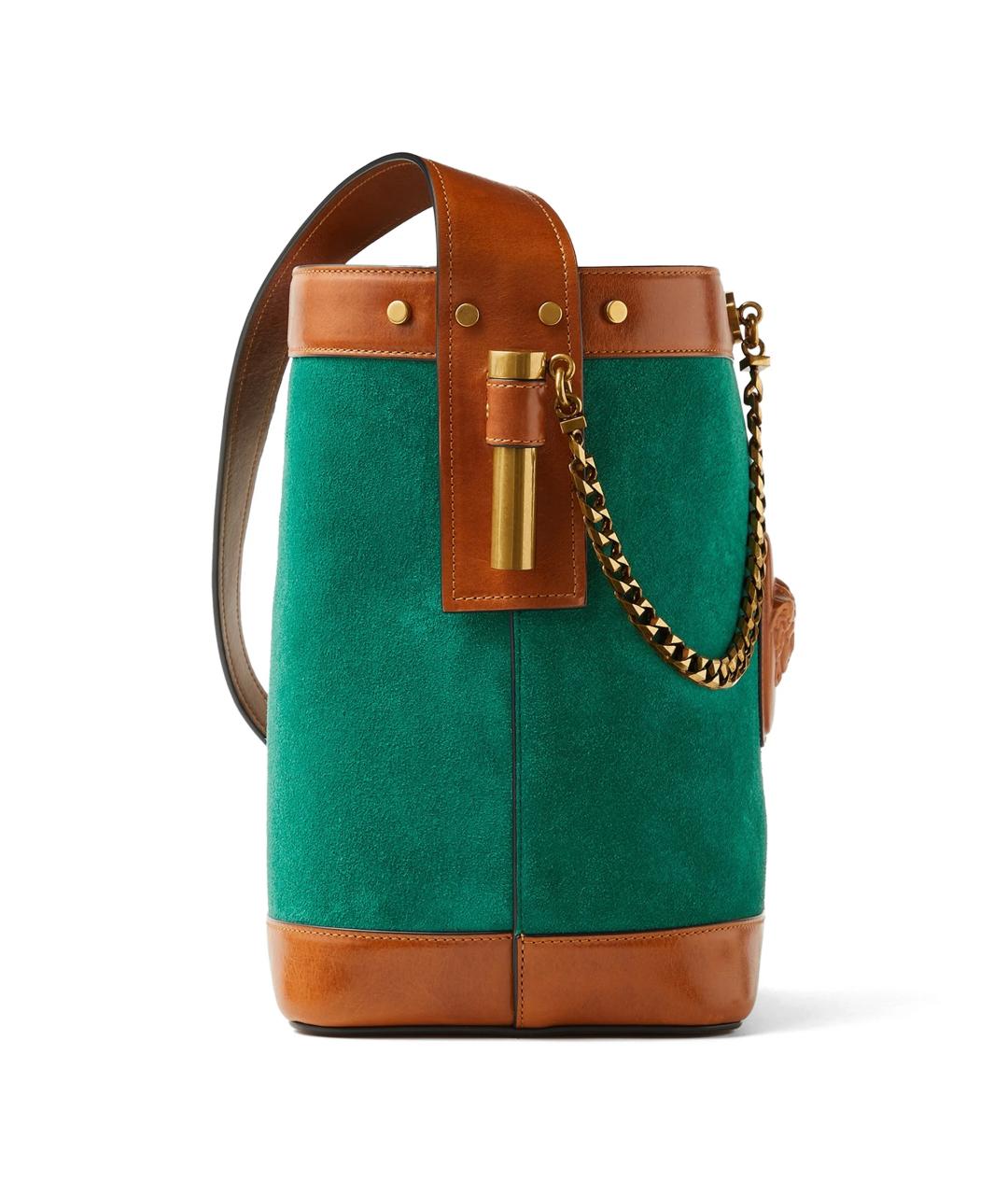 VERSACE Мульти замшевая сумка тоут, фото 2