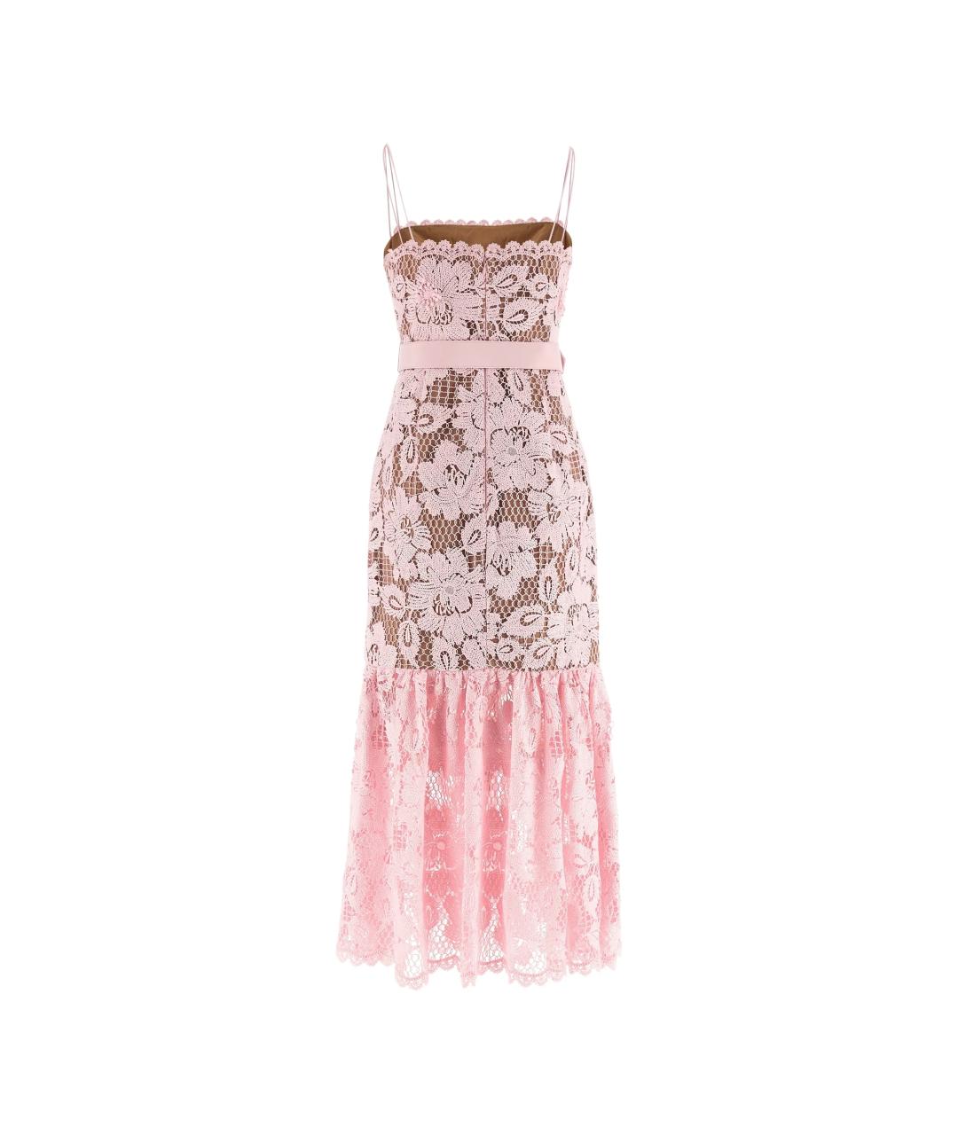 SELF-PORTRAIT Розовое платье, фото 3