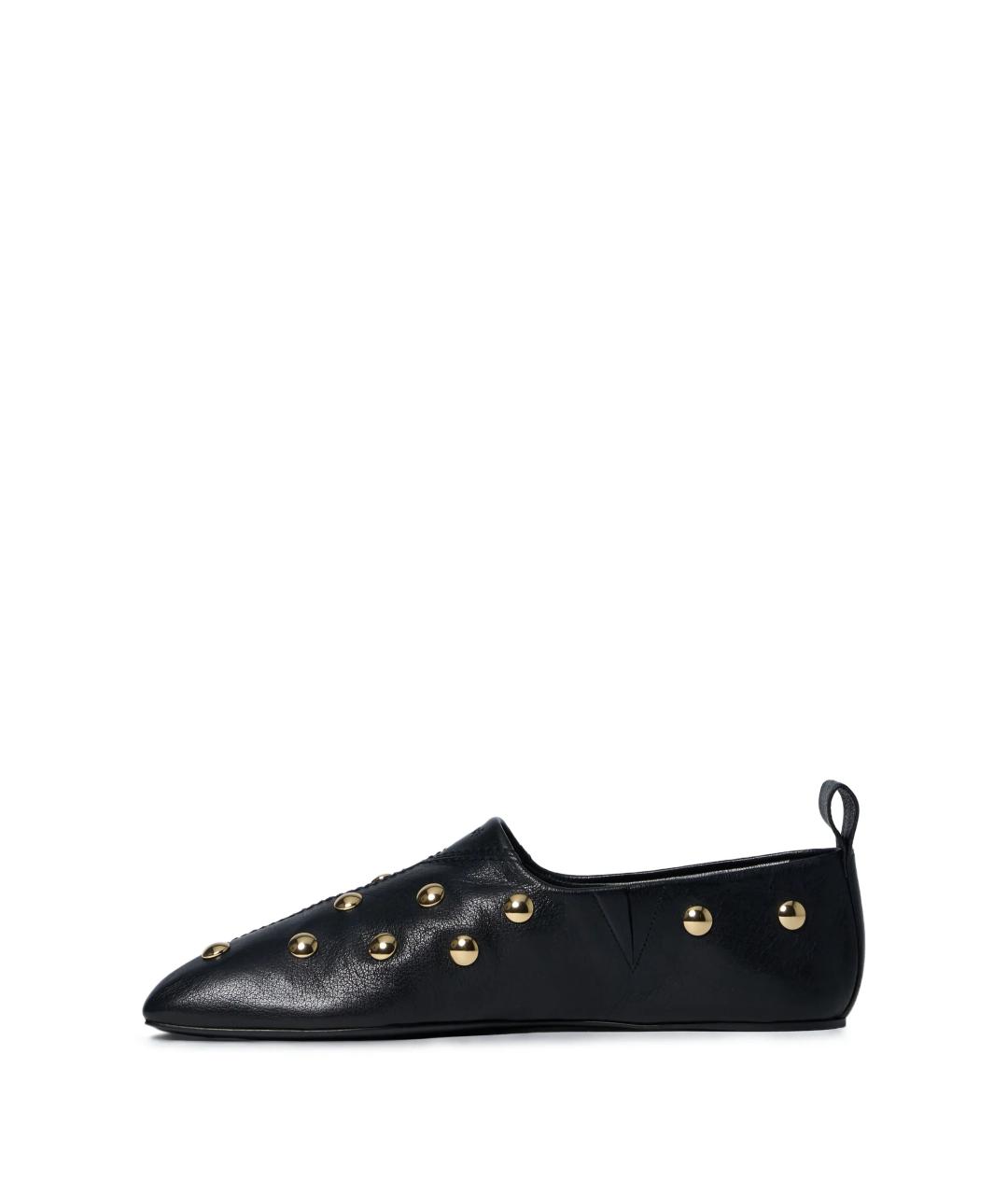 CHLOE Черные кожаные мокасины, фото 3