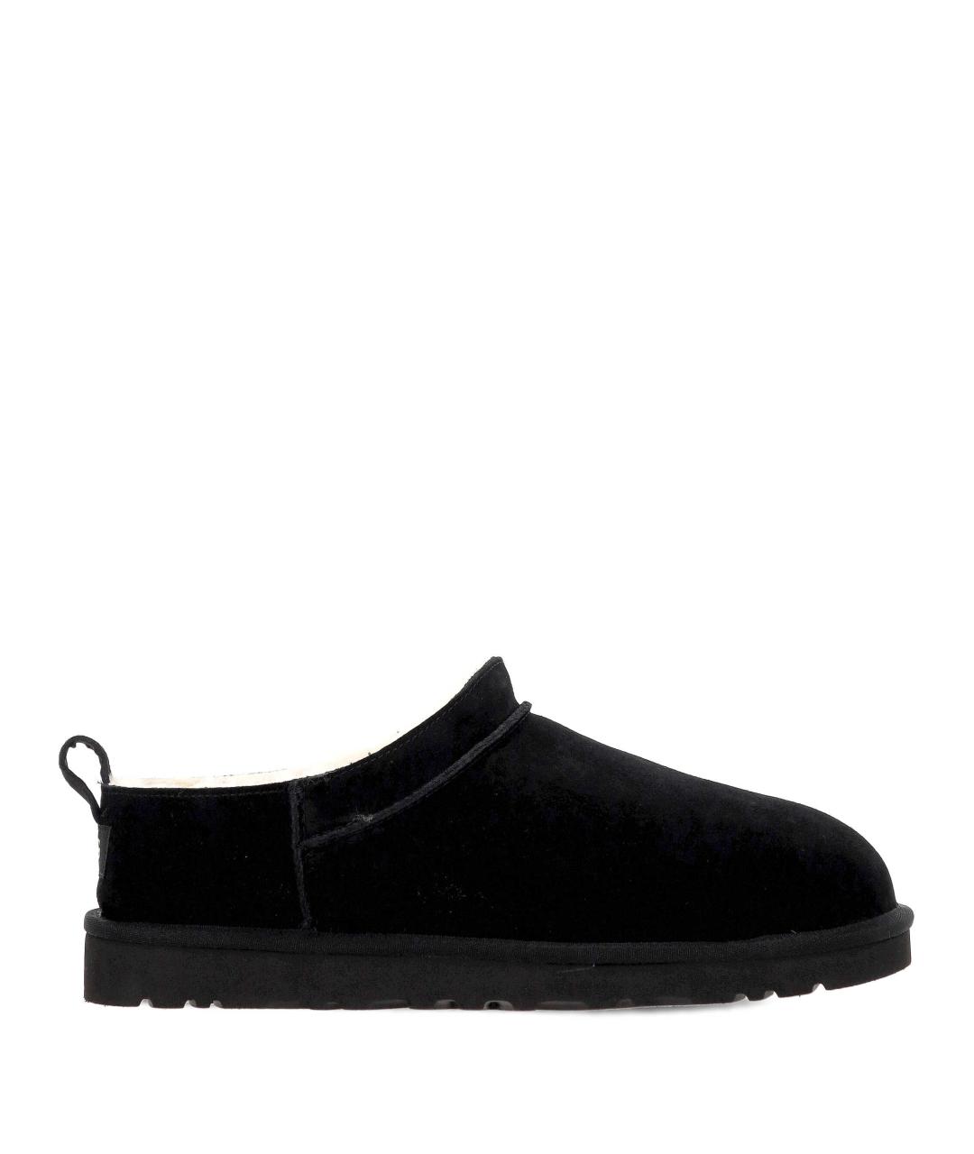 UGG AUSTRALIA Черные замшевые низкие ботинки, фото 1