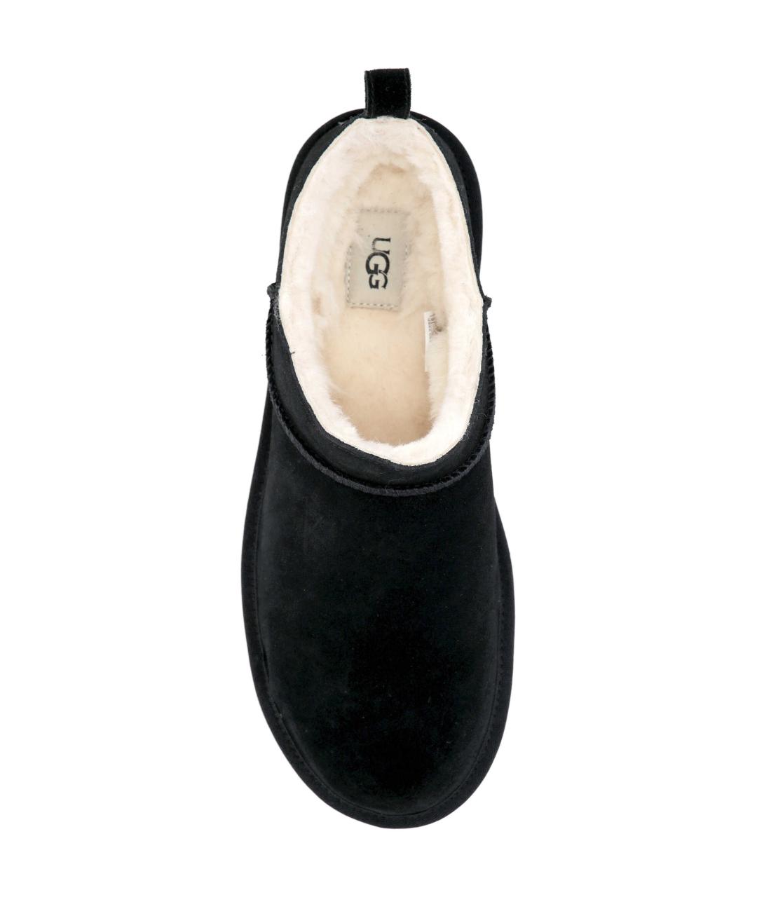 UGG AUSTRALIA Черные замшевые низкие ботинки, фото 4