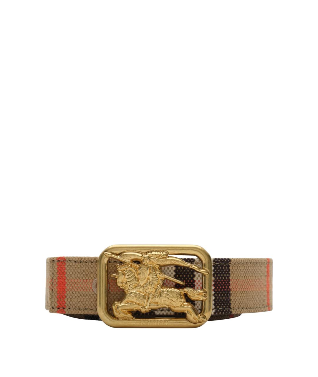 BURBERRY Черный кожаный ремень, фото 2