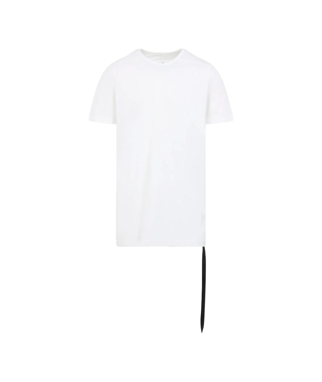 RICK OWENS DRKSHDW Белая хлопковая футболка, фото 1