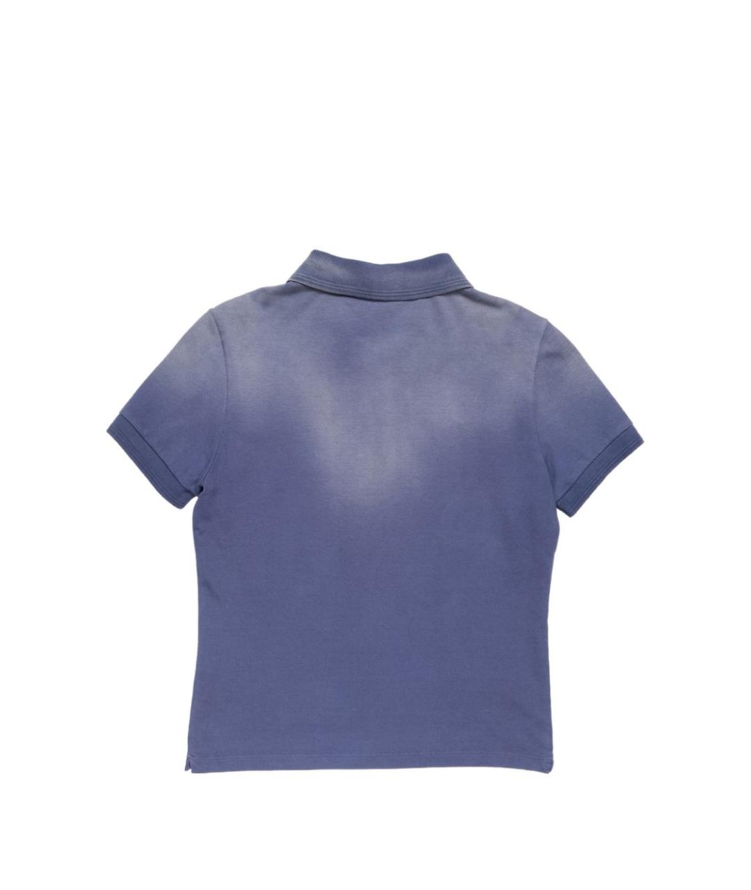 ACNE STUDIOS Синяя хлопковая футболка, фото 3