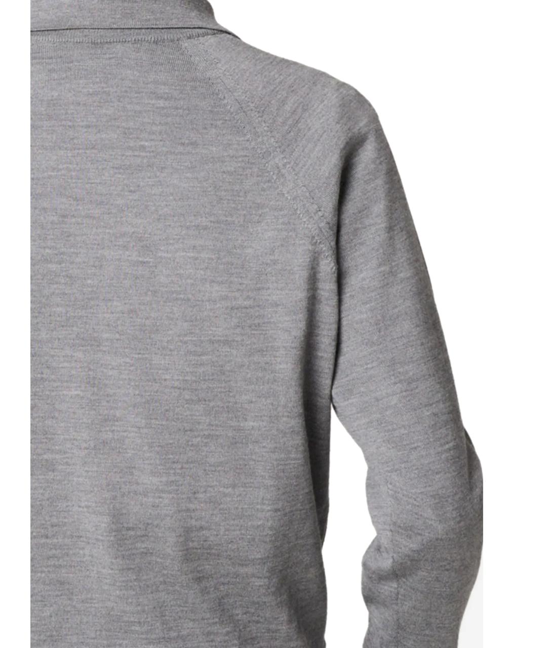 MIU MIU Серый шерстяной джемпер / свитер, фото 3