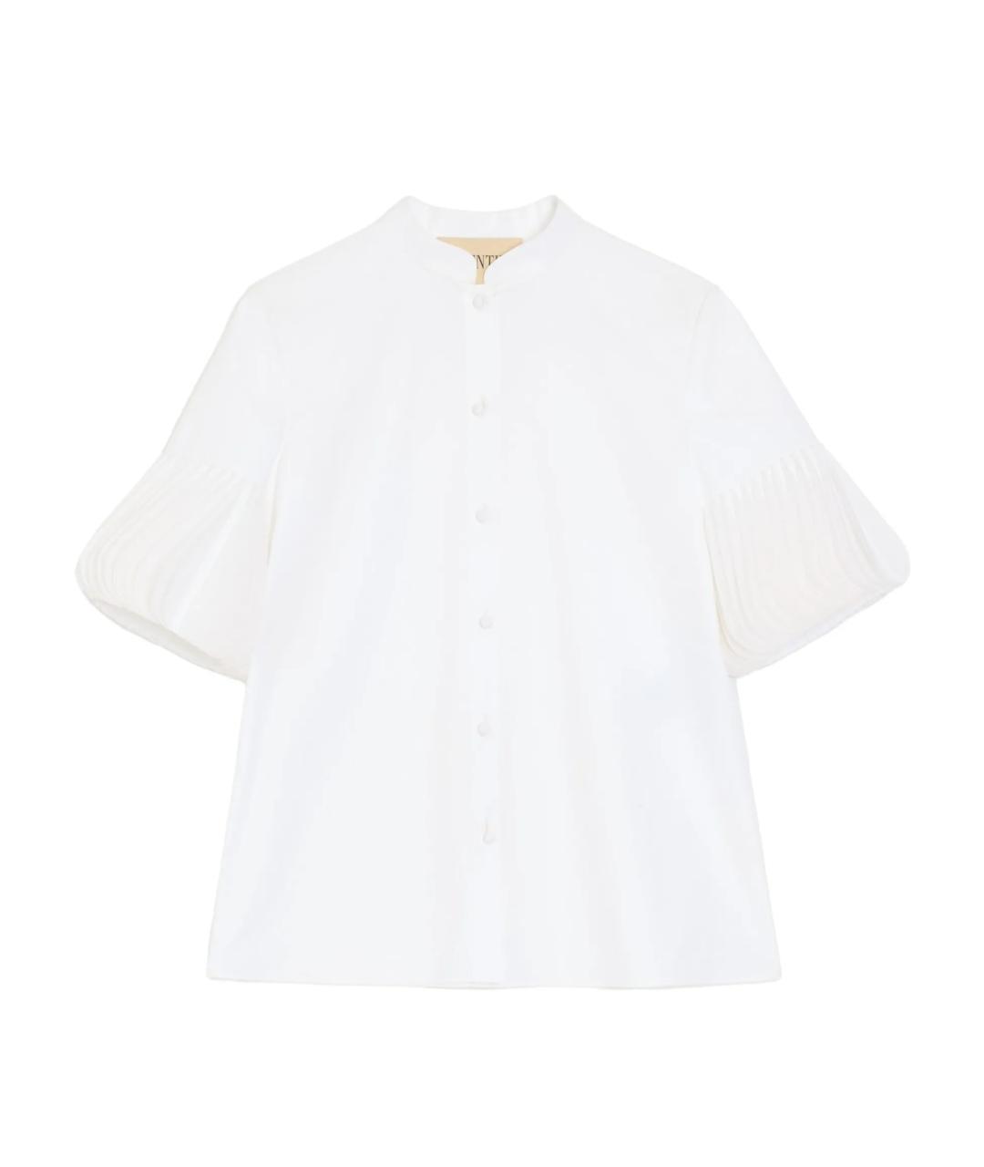 VALENTINO Белая хлопковая рубашка, фото 1
