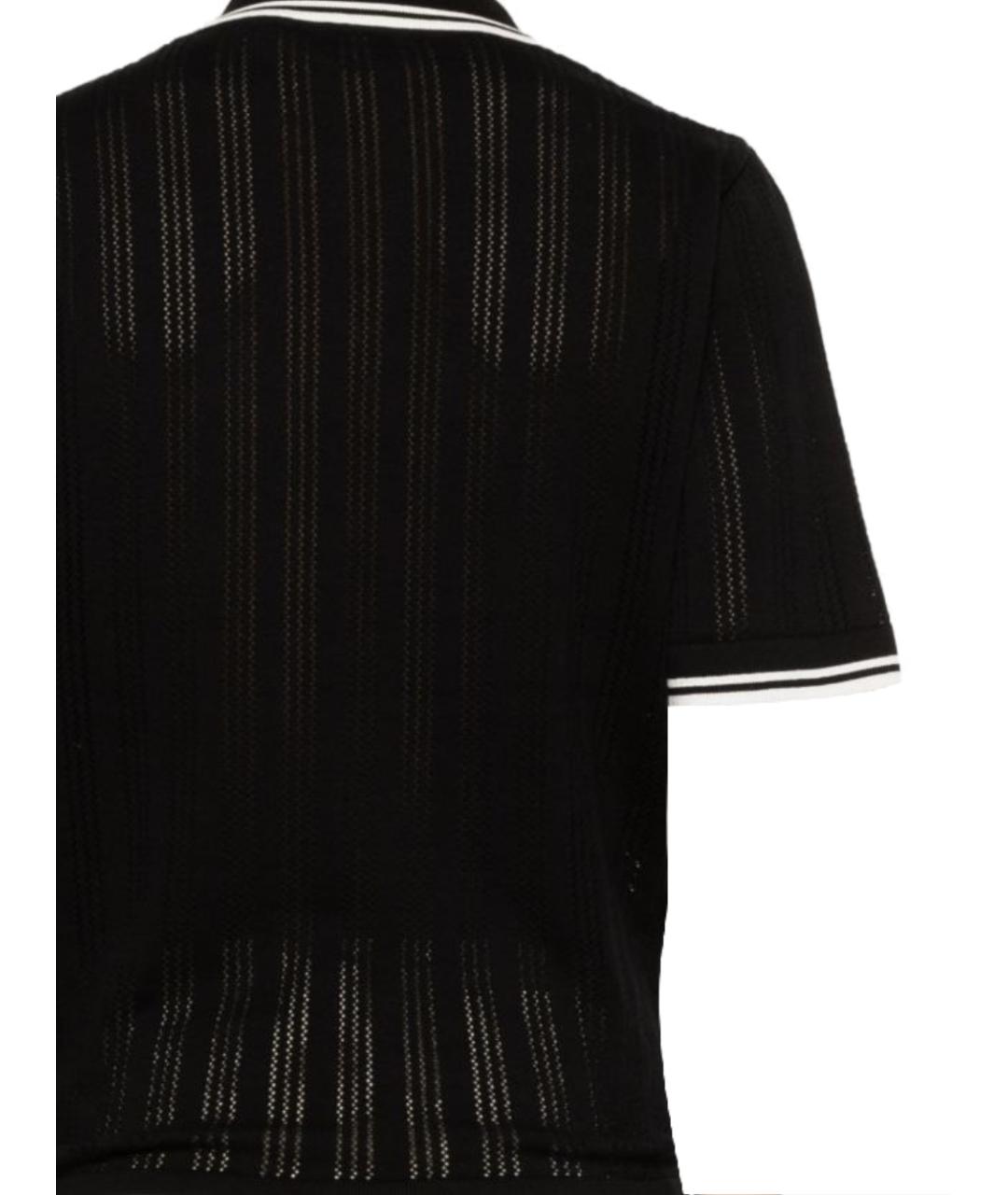 CARHARTT WIP Черное хлопковое поло с коротким рукавом, фото 3