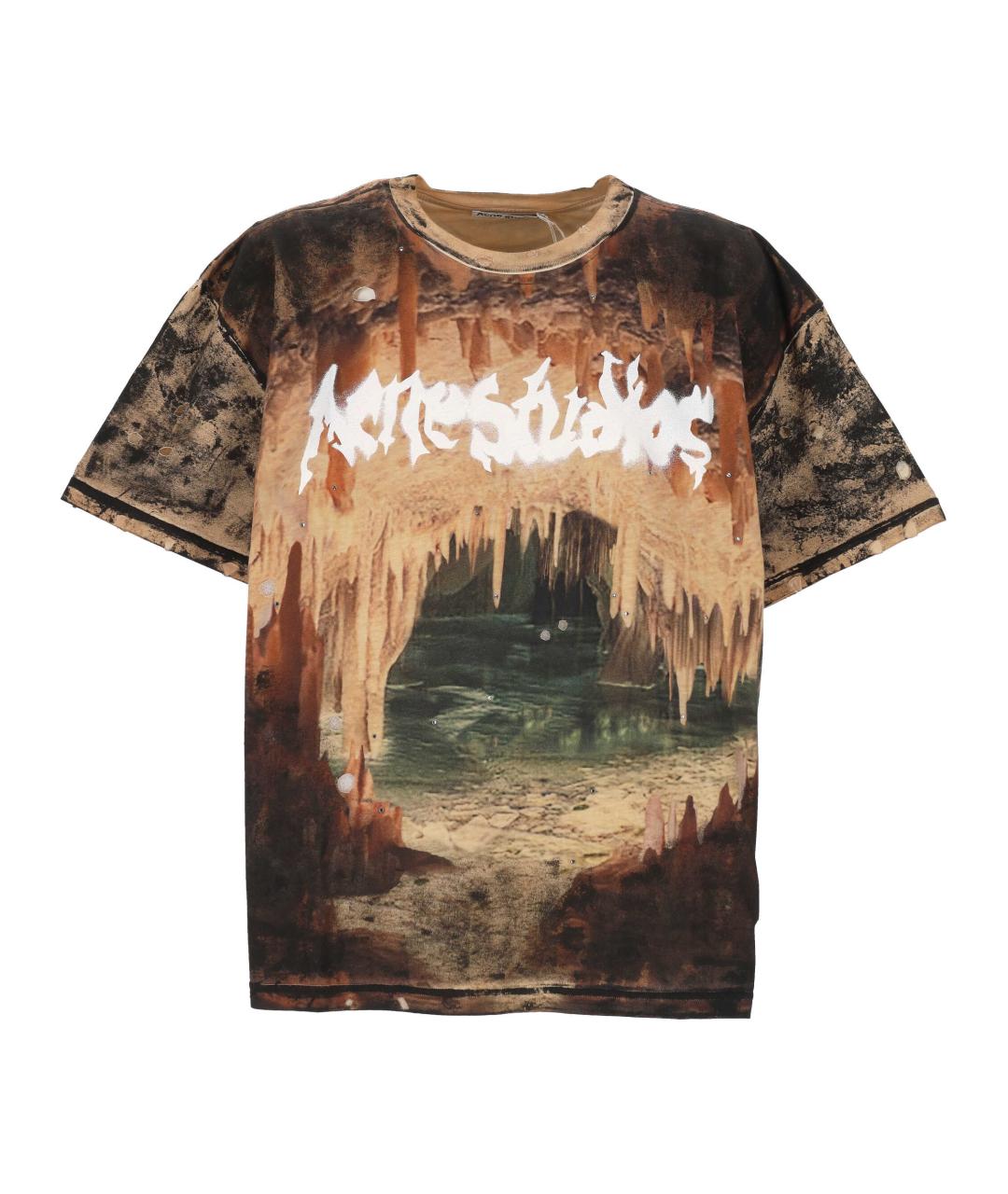 ACNE STUDIOS Мульти хлопковая футболка, фото 1