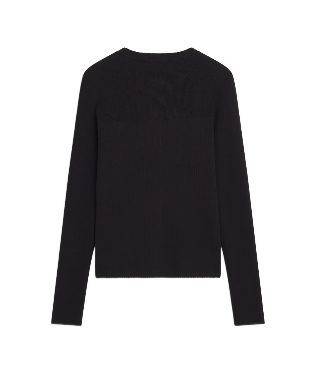 MAISON KITSUNE Черный вискозный джемпер / свитер, фото 3