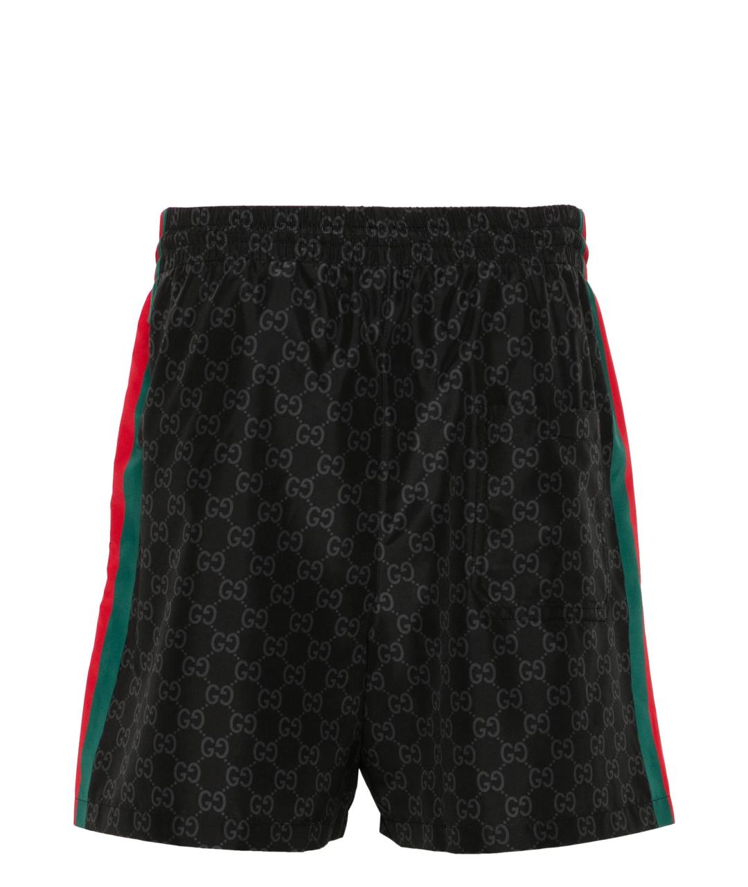 GUCCI Черные полиамидовые повседневные брюки, фото 3