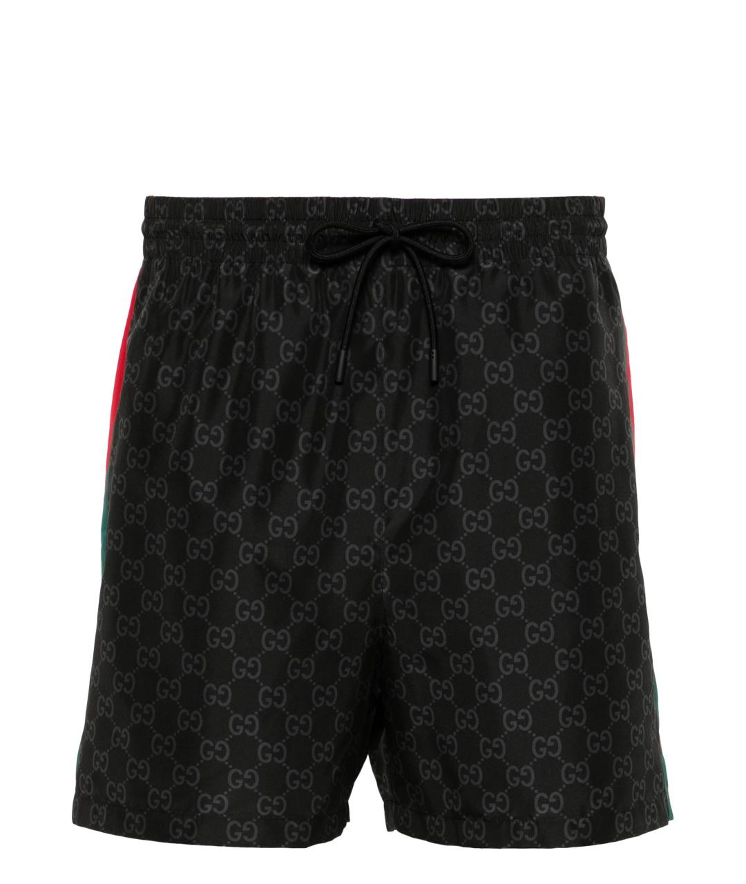 GUCCI Черные полиамидовые повседневные брюки, фото 1