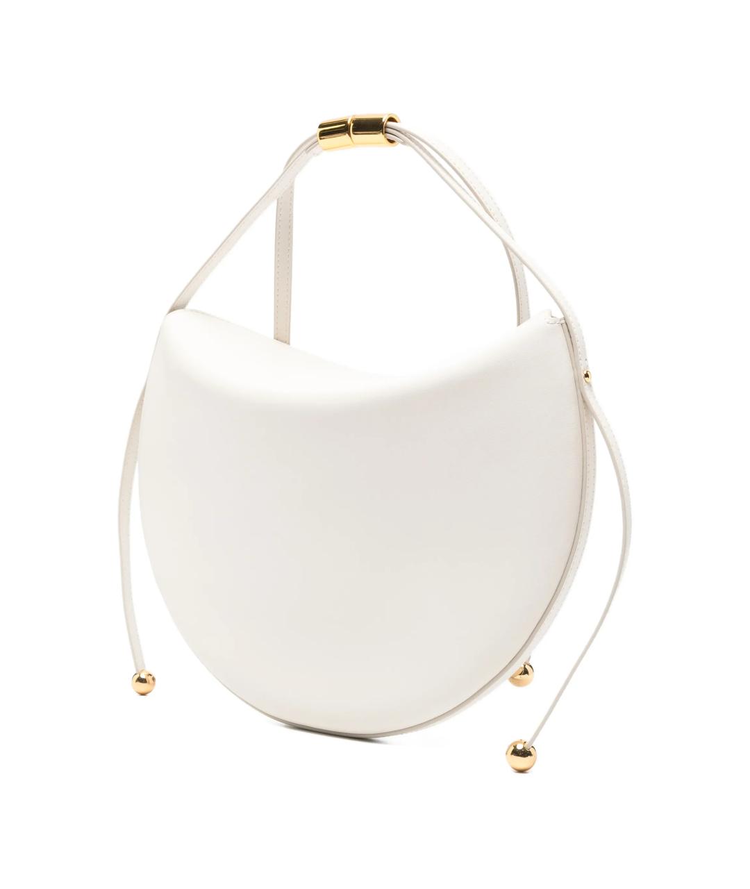 FURLA Белая кожаная сумка с короткими ручками, фото 2