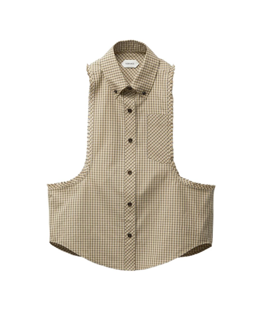 VERSACE Мульти хлопковая рубашка, фото 1