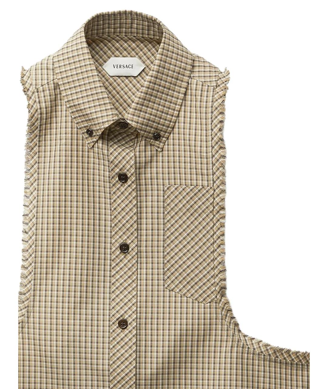 VERSACE Мульти хлопковая рубашка, фото 2