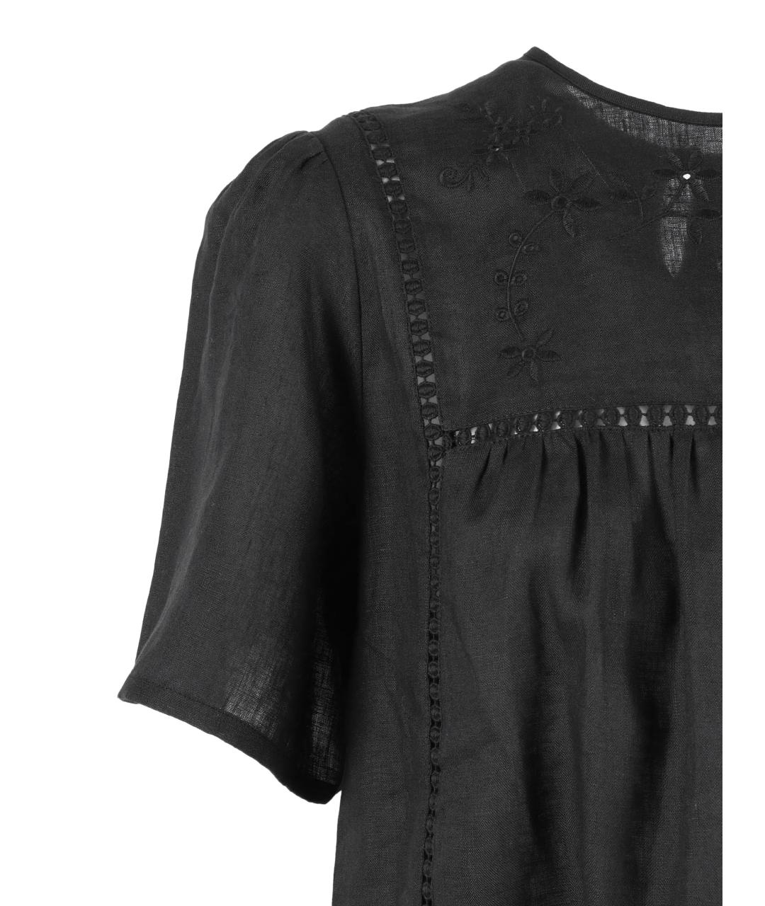 WEEKEND MAX MARA Черная футболка, фото 2