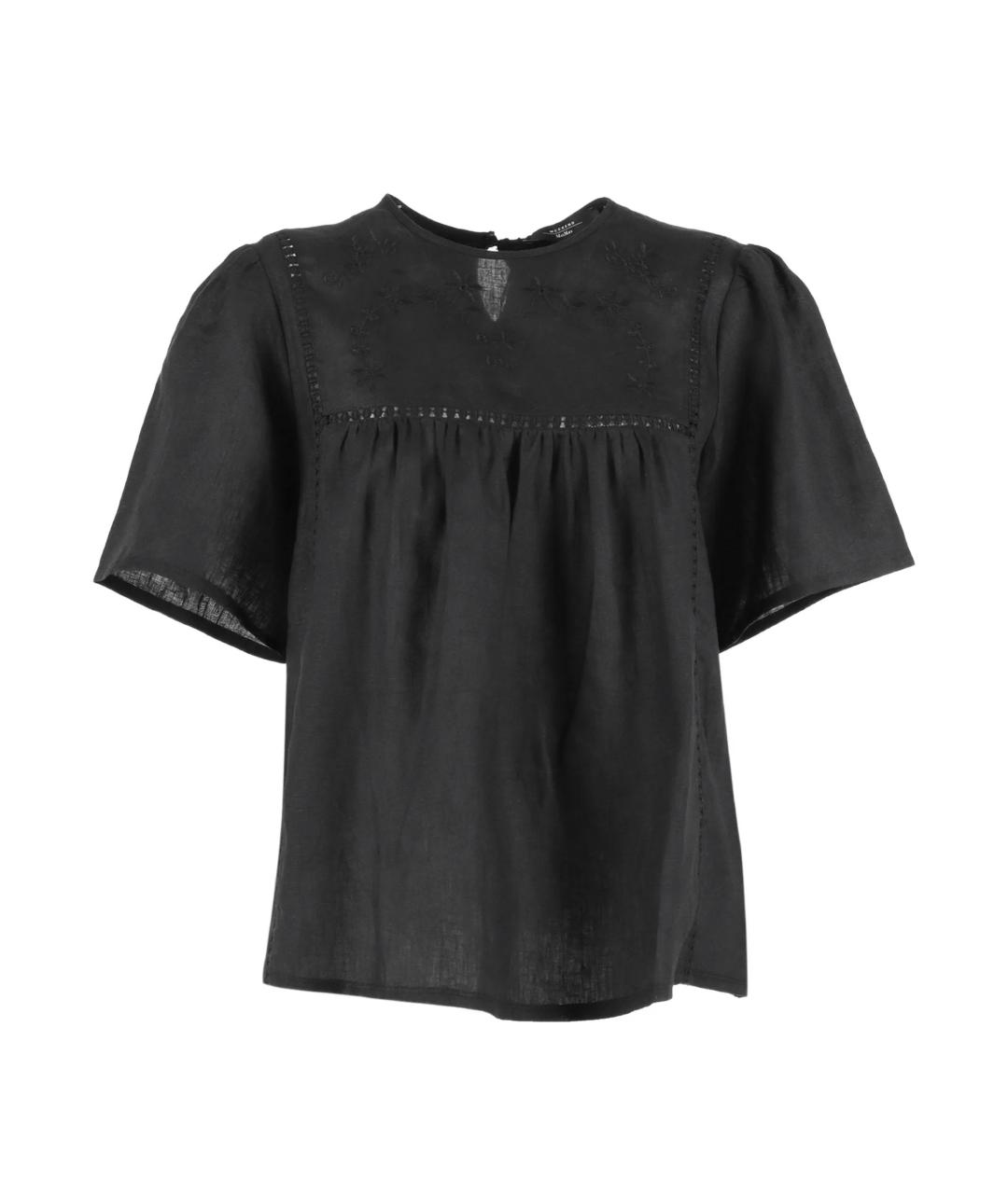 WEEKEND MAX MARA Черная футболка, фото 1