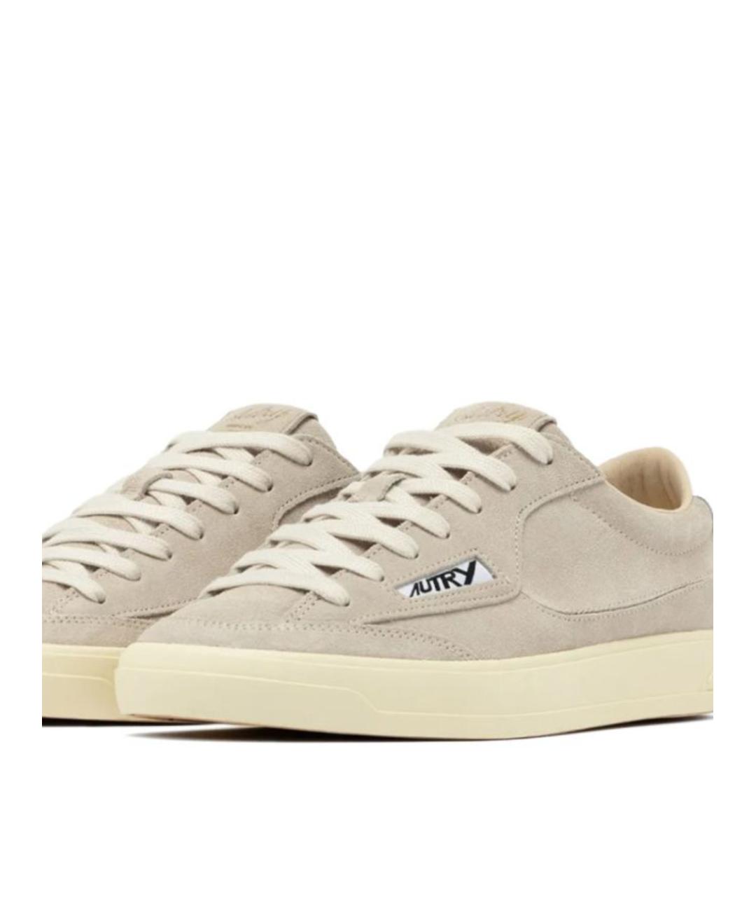 AUTRY Серые замшевые низкие кроссовки / кеды, фото 4