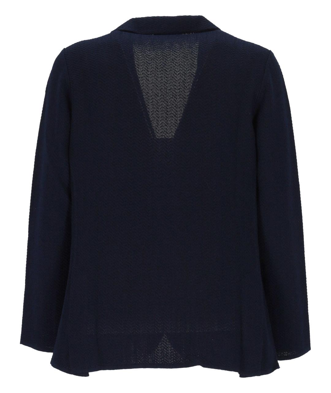 LARDINI Темно-синий хлопковый пиджак, фото 3